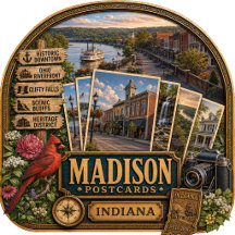 Madison Indiana Postcards/Gifts