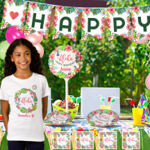 Colorful Hawaiian Birthday Party