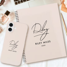 Signature   Elegant Stylish Script Monogram Name