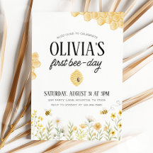 Wildflower & Bee Birthday (78BE)