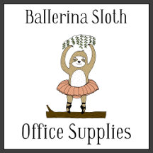 Cute Sloth Office Supply Set