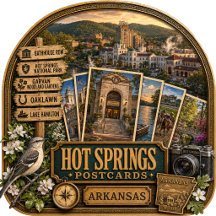 Hot Springs Arkansas Postcards/Gifts