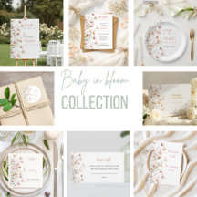 Wildflower Baby in Bloom Baby Shower bundle