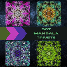 Dot Mandala Trivets