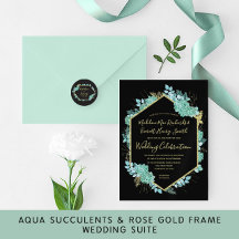 Any Color - Succulents & Elegant Frame Wedding 