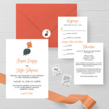 Minimalist Begonia Flower Wedding Collection