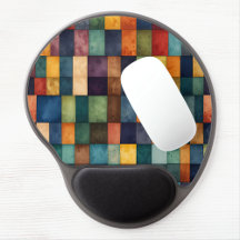 Mouse Mat. Abstract Rainbow design pattern 