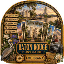 Baton Rouge Louisiana Postcards/Gifts