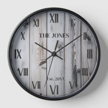 Rustic Wooden Clocks