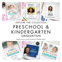 Preschool and Kindergarten Graduation Invitations