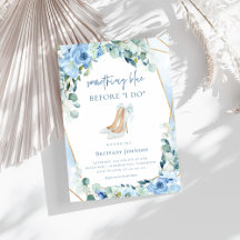 Something Blue Before I Do Floral Bridal Shower