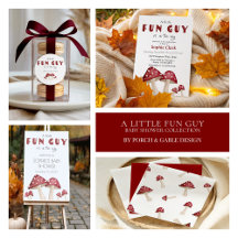 A Little Fun Guy Mushroom Baby Shower 