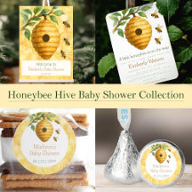 Honeybee Hive Baby Shower Collection