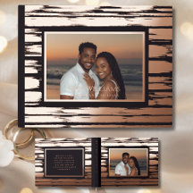 Custom Guest Books Elegant Foil All Life Events