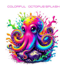 Colorful Octopus Splash 