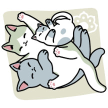 Laze Furr Days - Cute Lazy Cats Design