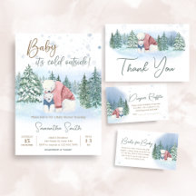 Winter Baby It's Cold Outside Baby Shower   BS77