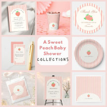 Sweet Peach Baby Shower Theme