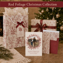 Elegant Red Foliage Christmas 