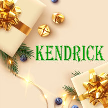 Kendrick Name T-Shirt