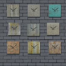 urban industrial wall clocks