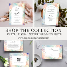 Pastel Colors Floral Elegant Wedding Suite