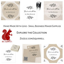 Hand Made With Love Small Business Maker Supplies