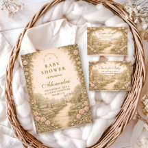 Romantic Garden Estate Path Baby Shower