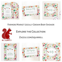 Farmers Market Locally Grown Baby Shower