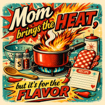 Mommy brings the heat