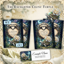 Moonlit Bloom – The Enchanted Celtic Turtle
