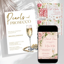 Pearls and prosecco Bridal shower