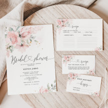 Blush gold bridal shower 