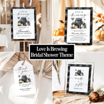 Halloween Love Is Brewing Bridal Shower