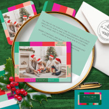 Festive Color Block Christmas 