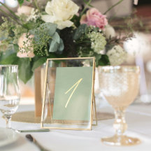 Table Numbers - 5 x 7