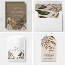 Wedding collection Rustic Elegance Floral Wedding