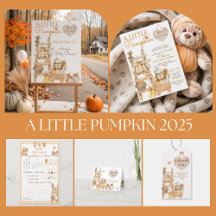 Locally Grown Pumpkin Farm Market Fall Baby Shower