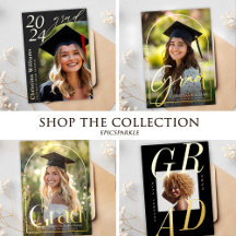 Graduate Class Of 2024 High School Graduation Foil