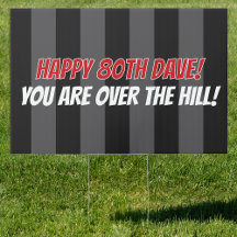 Funny Birthday Gifts – Over The Hill Collection