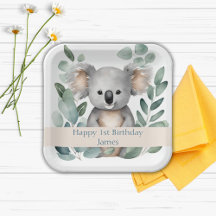 Green Eucalyptus Koala Bear Lovers Birthday Suite