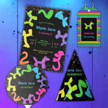 NEON ANIMAL BALLOONS PARTY