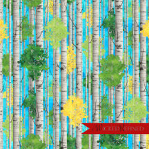 Watercolor Pattern - Birch Tree 