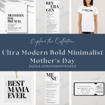Ultra Modern Bold Minimalist Mother's Day