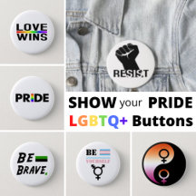 LGBTQ+ Buttons!