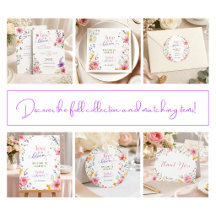 Love is in bloom Floral Bridal Shower Suite