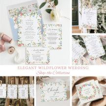 Elegant Wildflower Garden Wedding