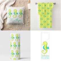 Seahorse Bed and Bath Collection