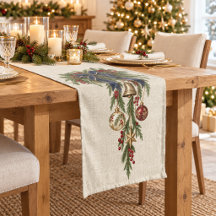 Christmas Table Runners & Holiday Table Decor