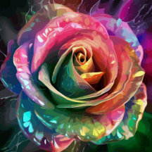 Celestial Blossom: Alien Rose